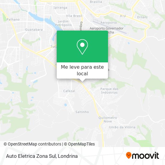 Auto Eletrica Zona Sul mapa