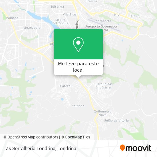 Zs Serralheria Londrina mapa