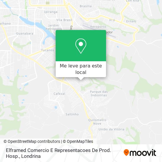 Elframed Comercio E Representacoes De Prod. Hosp. mapa