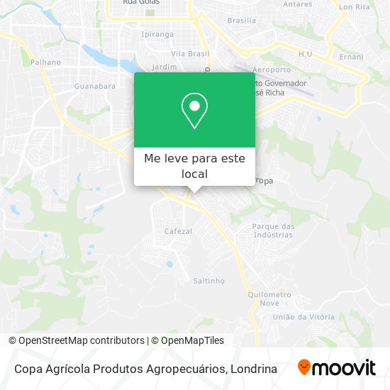 Copa Agrícola Produtos Agropecuários mapa