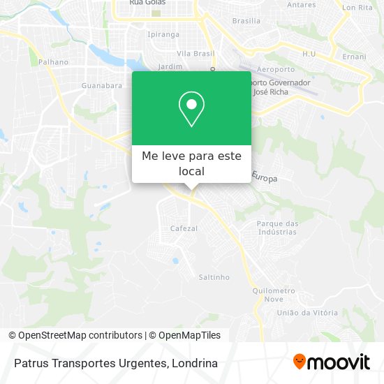 Patrus Transportes Urgentes mapa