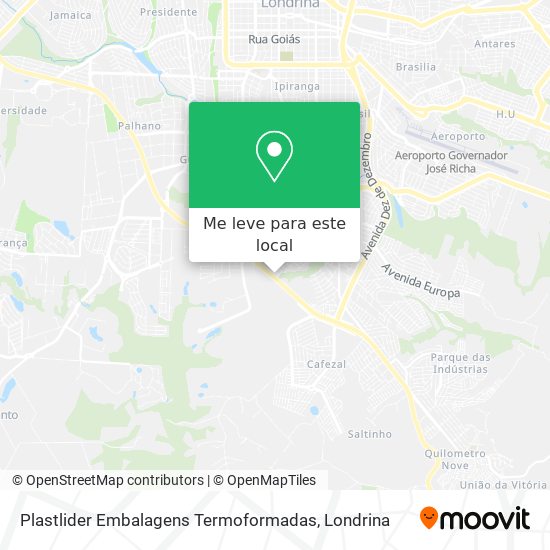Plastlider Embalagens Termoformadas mapa