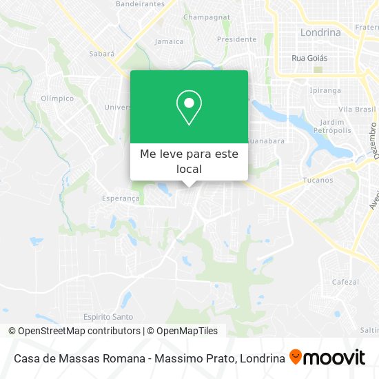 Casa de Massas Romana - Massimo Prato mapa