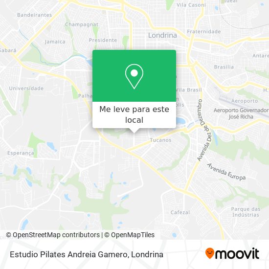Estudio Pilates Andreia Gamero mapa