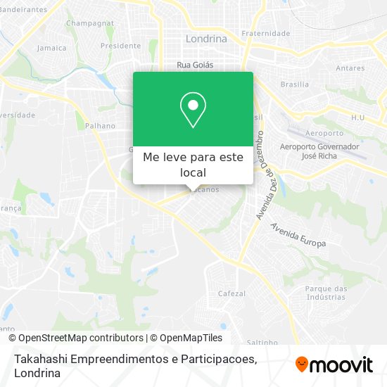 Takahashi Empreendimentos e Participacoes mapa