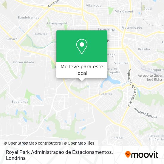 Royal Park Administracao de Estacionamentos mapa