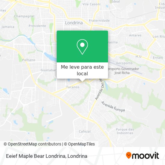 Eeief Maple Bear Londrina mapa