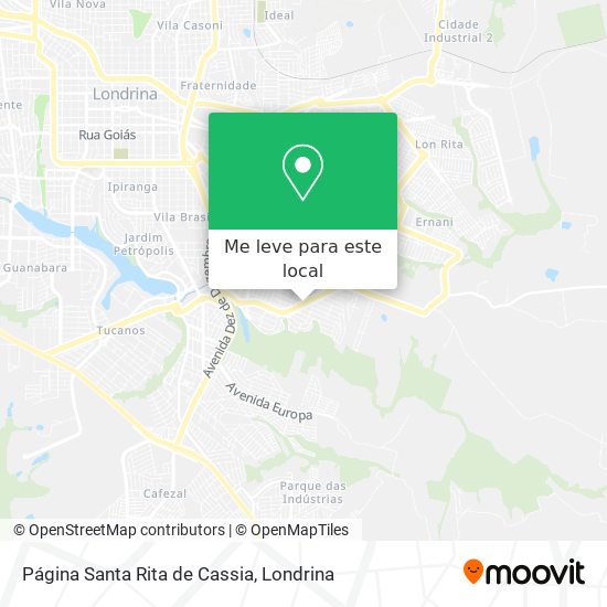 Página Santa Rita de Cassia mapa
