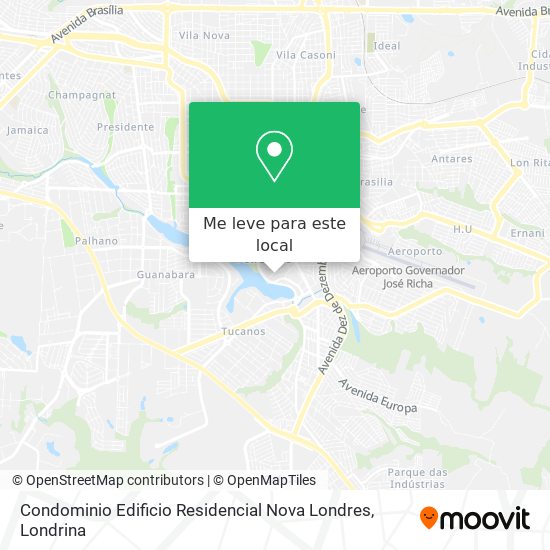 Condominio Edificio Residencial Nova Londres mapa