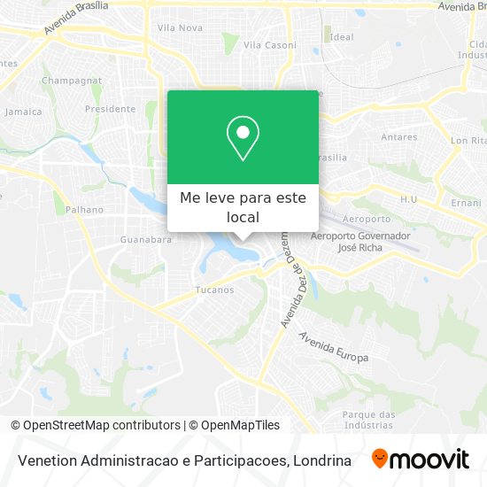 Venetion Administracao e Participacoes mapa
