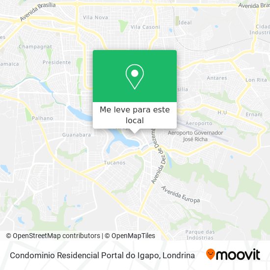 Condominio Residencial Portal do Igapo mapa