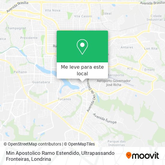 Min Apostolico Ramo Estendido, Ultrapassando Fronteiras mapa