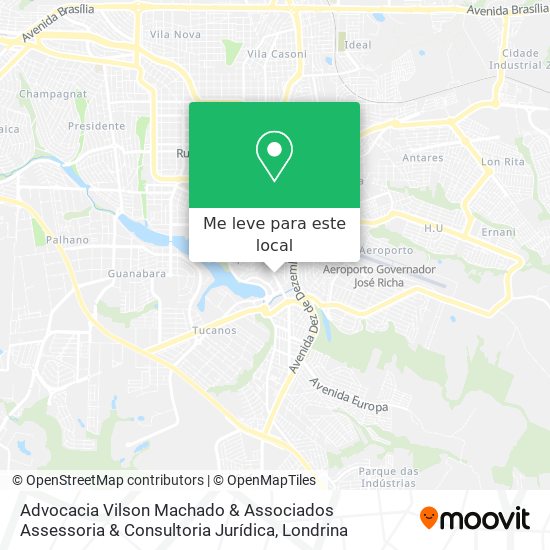 Advocacia Vilson Machado & Associados Assessoria & Consultoria Jurídica mapa