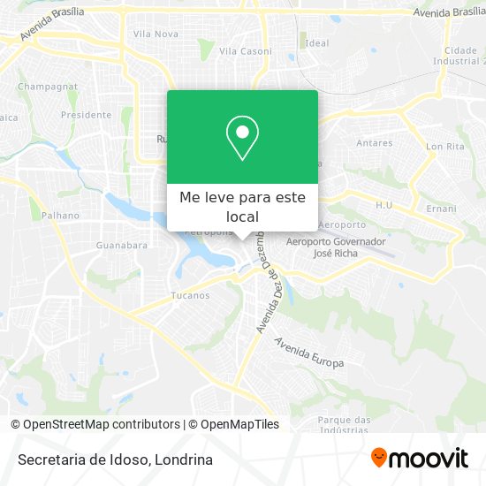 Secretaria de Idoso mapa