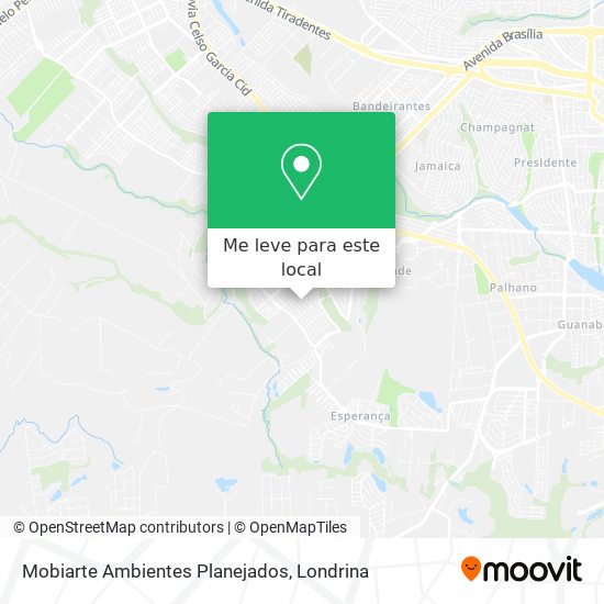 Mobiarte Ambientes Planejados mapa