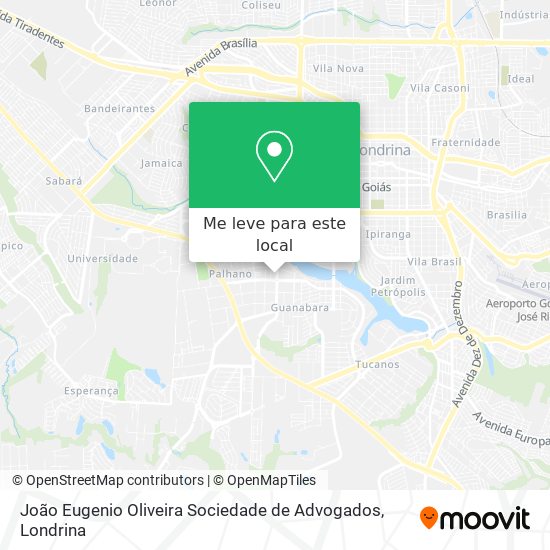 João Eugenio Oliveira Sociedade de Advogados mapa