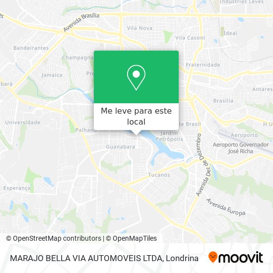 MARAJO BELLA VIA AUTOMOVEIS LTDA mapa