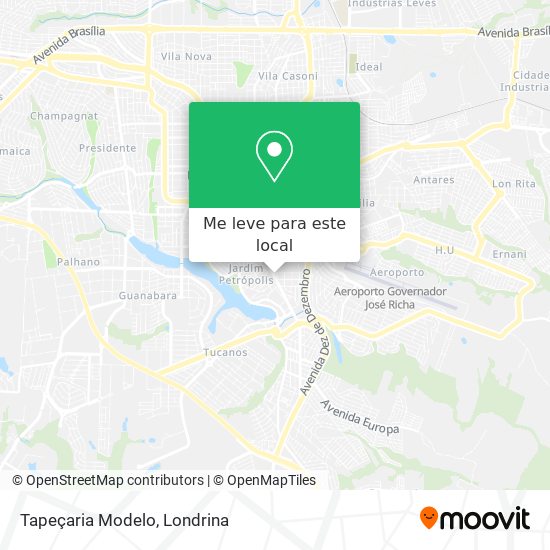 Tapeçaria Modelo mapa