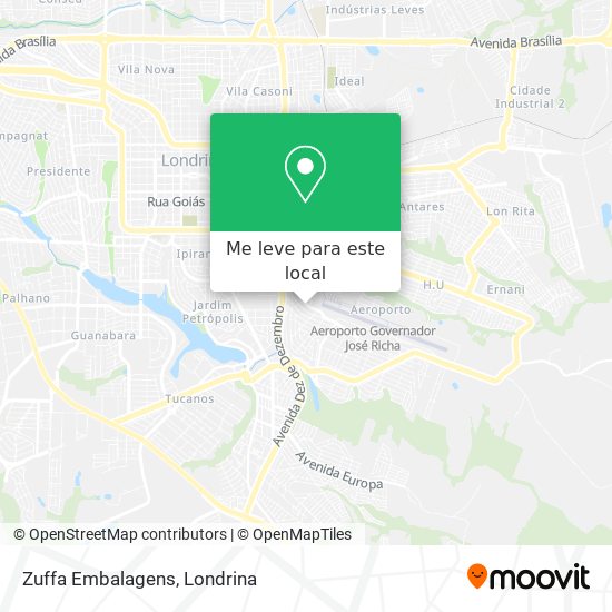 Zuffa Embalagens mapa