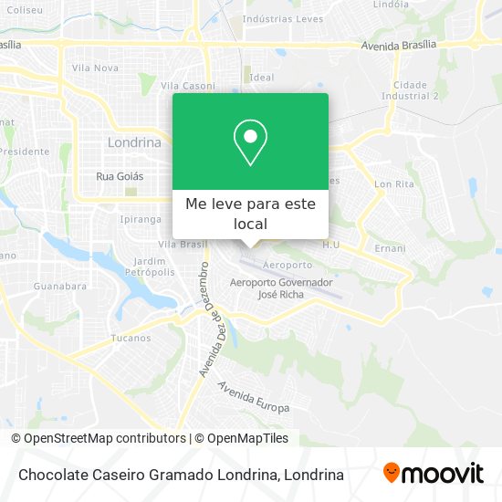 Chocolate Caseiro Gramado Londrina mapa