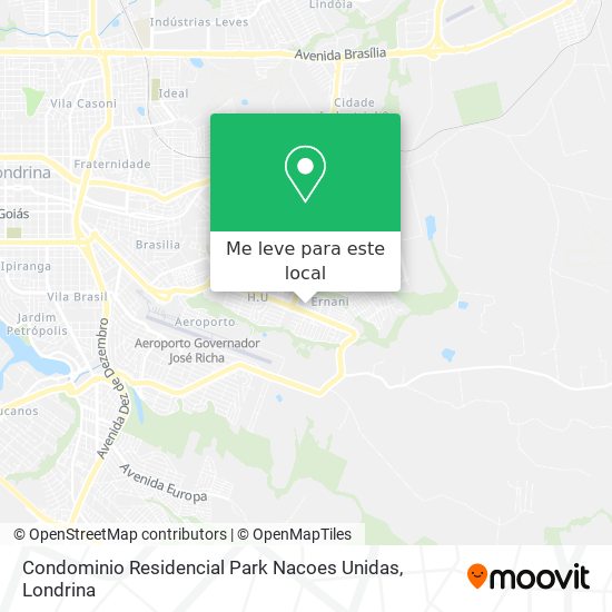 Condominio Residencial Park Nacoes Unidas mapa