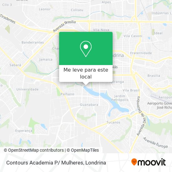Contours Academia P/ Mulheres mapa