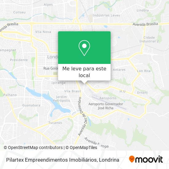 Pilartex Empreendimentos Imobiliários mapa