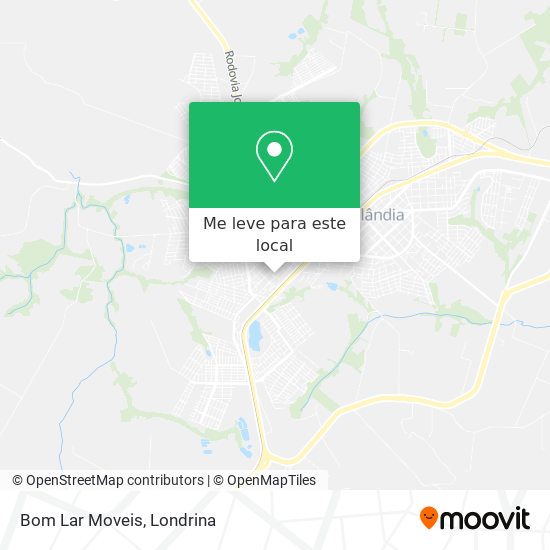 Bom Lar Moveis mapa