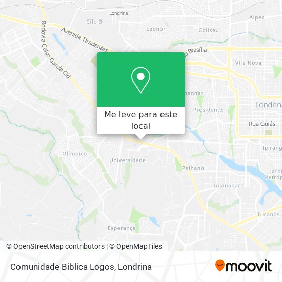 Comunidade Biblica Logos mapa