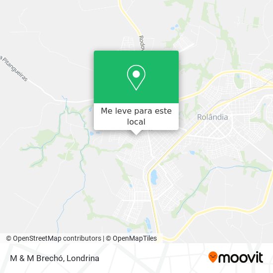 M & M Brechó mapa