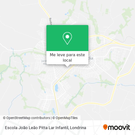 Escola João Leão Pitta Lar Infantil mapa