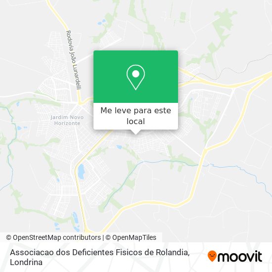 Associacao dos Deficientes Fisicos de Rolandia mapa
