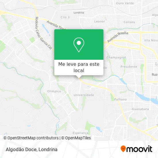 Algodão Doce mapa