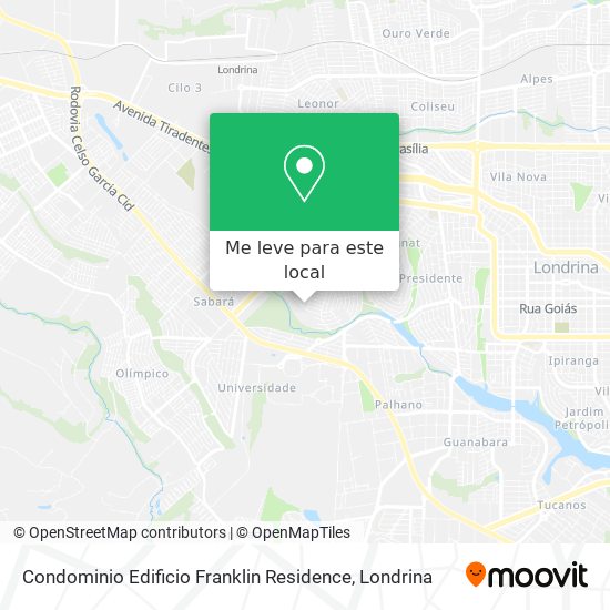 Condominio Edificio Franklin Residence mapa