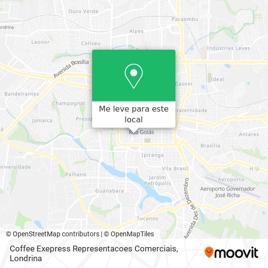 Coffee Exepress Representacoes Comerciais mapa