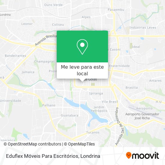 Eduflex Móveis Para Escritórios mapa