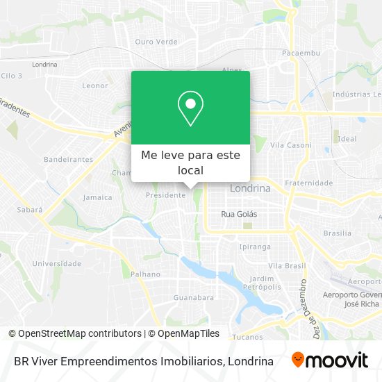 BR Viver Empreendimentos Imobiliarios mapa