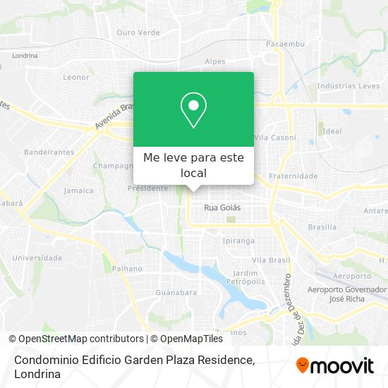 Condominio Edificio Garden Plaza Residence mapa