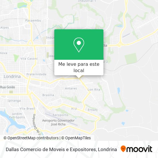Dallas Comercio de Moveis e Expositores mapa