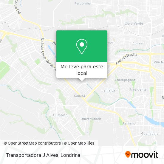 Transportadora J Alves mapa