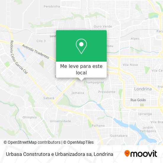 Urbasa Construtora e Urbanizadora sa mapa