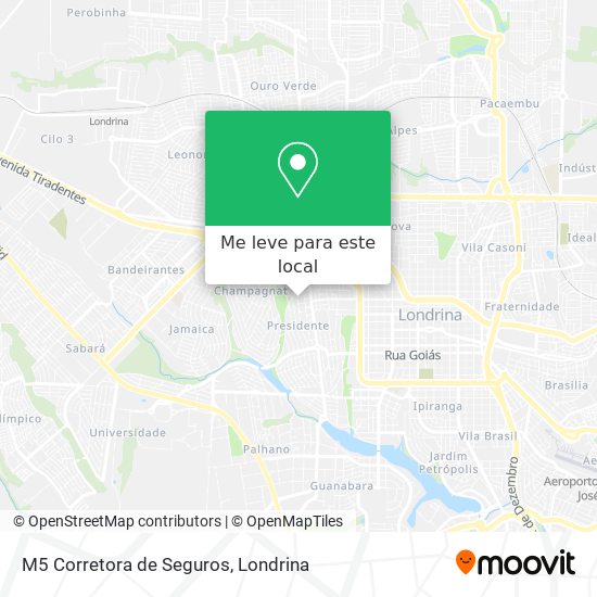 M5 Corretora de Seguros mapa