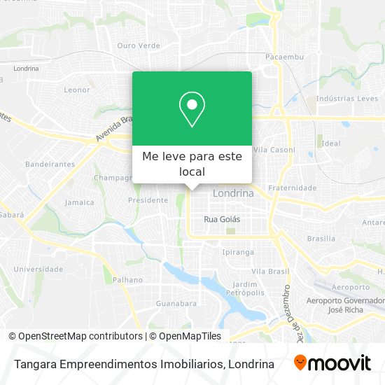 Tangara Empreendimentos Imobiliarios mapa