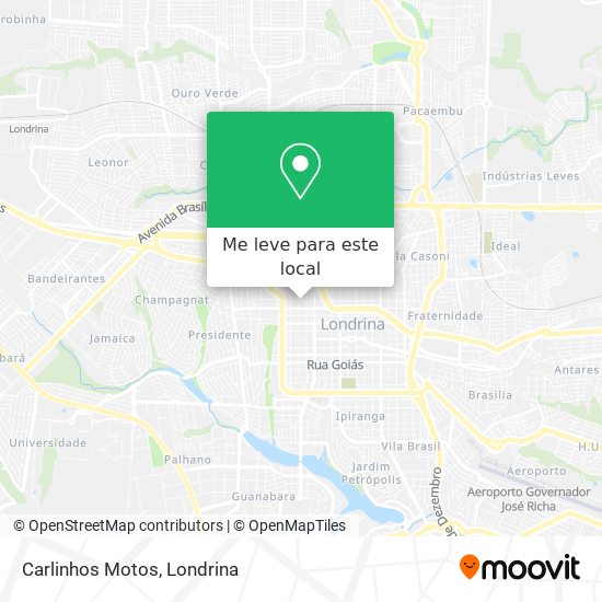 Carlinhos Motos mapa