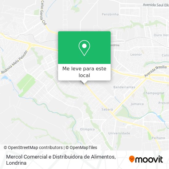 Mercol Comercial e Distribuidora de Alimentos mapa