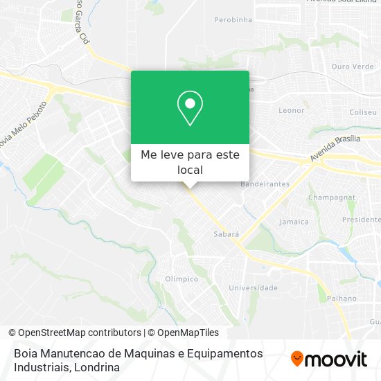 Boia Manutencao de Maquinas e Equipamentos Industriais mapa