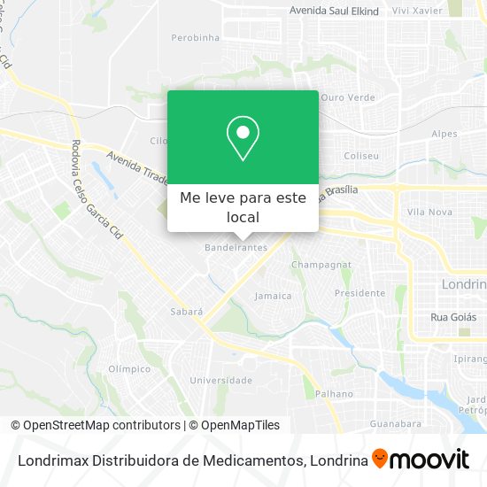 Londrimax Distribuidora de Medicamentos mapa
