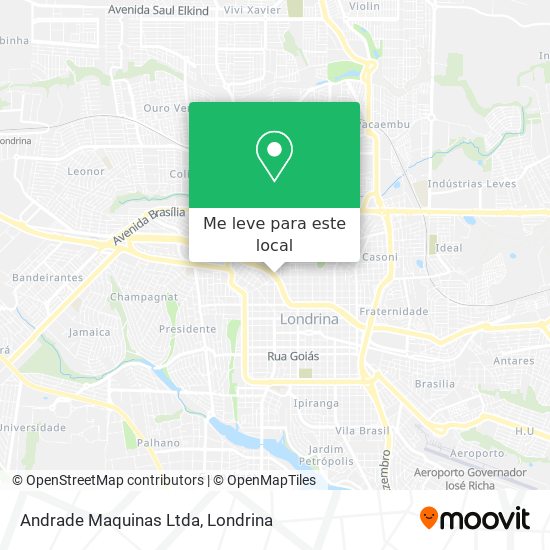 Andrade Maquinas Ltda mapa
