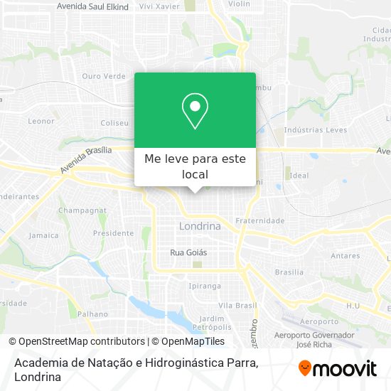 Academia de Natação e Hidroginástica Parra mapa
