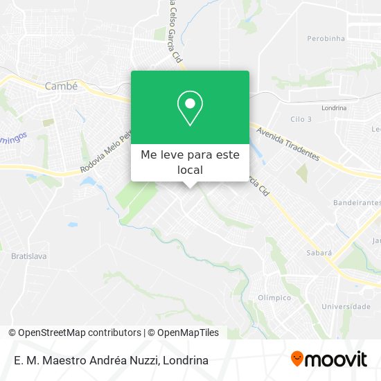 E. M. Maestro Andréa Nuzzi mapa